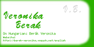 veronika berak business card